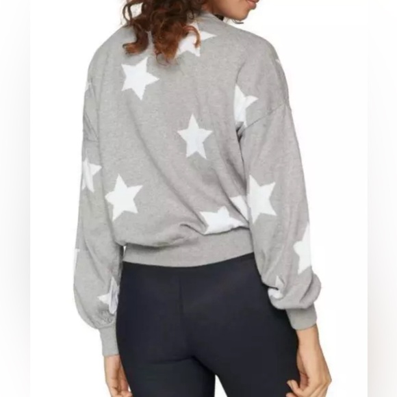 Spiritual Gangster Block Party Star Sweater Gray Size XS - Picture 2 of 5
